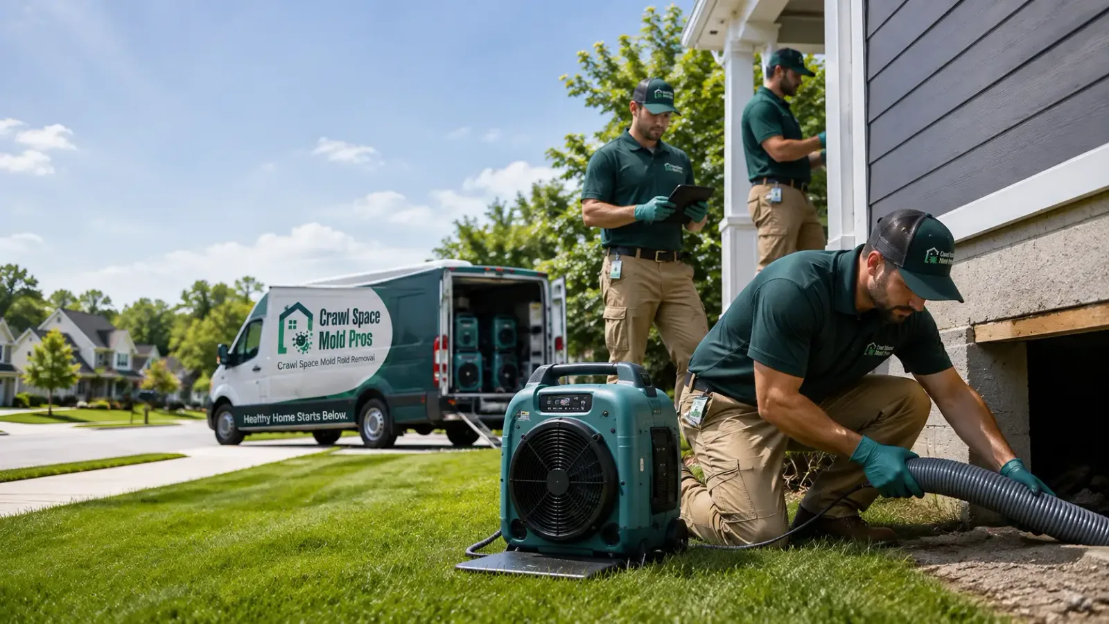 Crawl Space Mold Removal in Odessa, TX